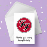 Foo Fighters 02 Edible Icing Cake Topper or Ribbon