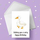 Goose 01 Birthday Card