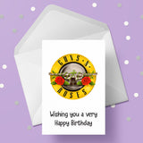 Guns n Roses 04 Edible Icing Cake Topper