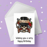 Guns n Roses 04 Edible Icing Cake Topper