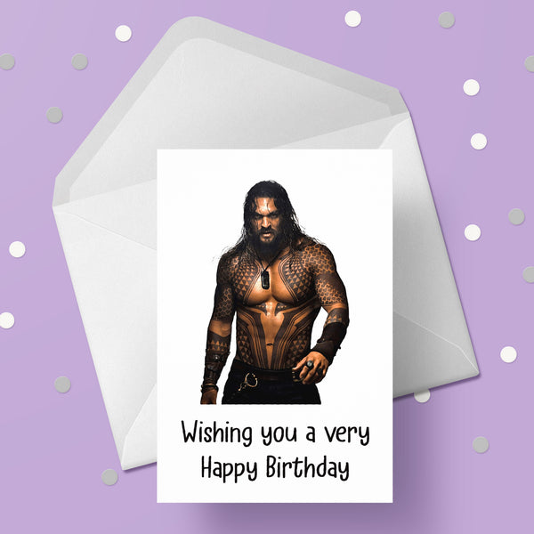 Jason Momoa 03 Birthday Card