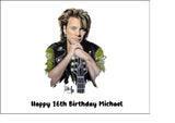 Jon Bon Jovi 01 Edible Icing Cake Topper