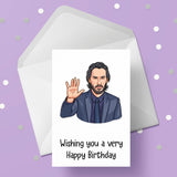 Keanu Reeves 01 Birthday Card