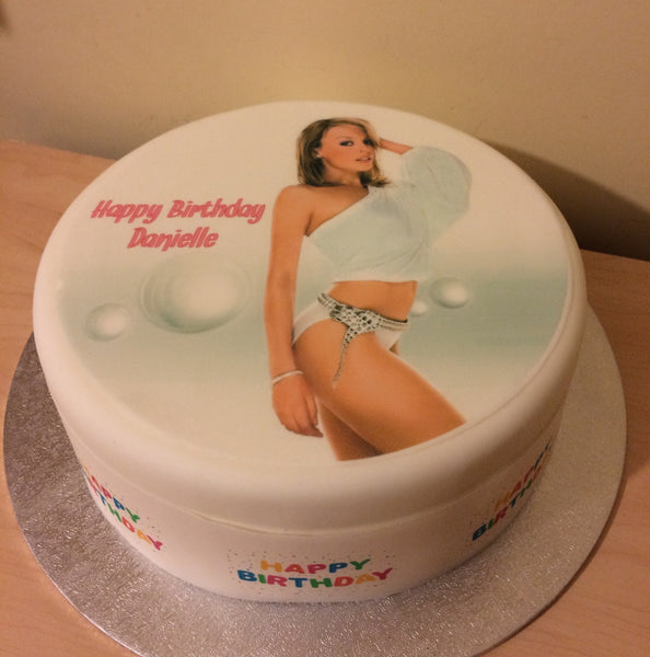 Kylie Minogue Edible Icing Cake Topper 01