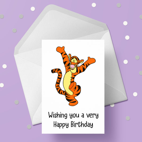 Tigger Birthday Card