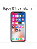 iPhone X Edible Icing Cake Topper