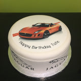 Jaguar F Type Car Edible Icing Cake Topper